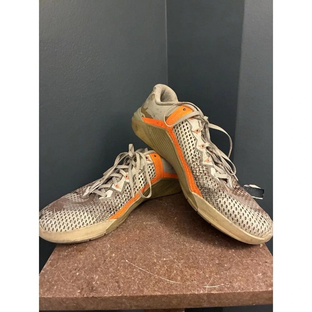 Nike Metcon 6 Yukon Brown Camo Orange Men's Training Shoes CK9388-028 Size 13